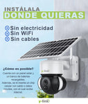 Cámara Solar 4g Telcel Sim Seguridad 2mp Exterior Ptz Hd Led